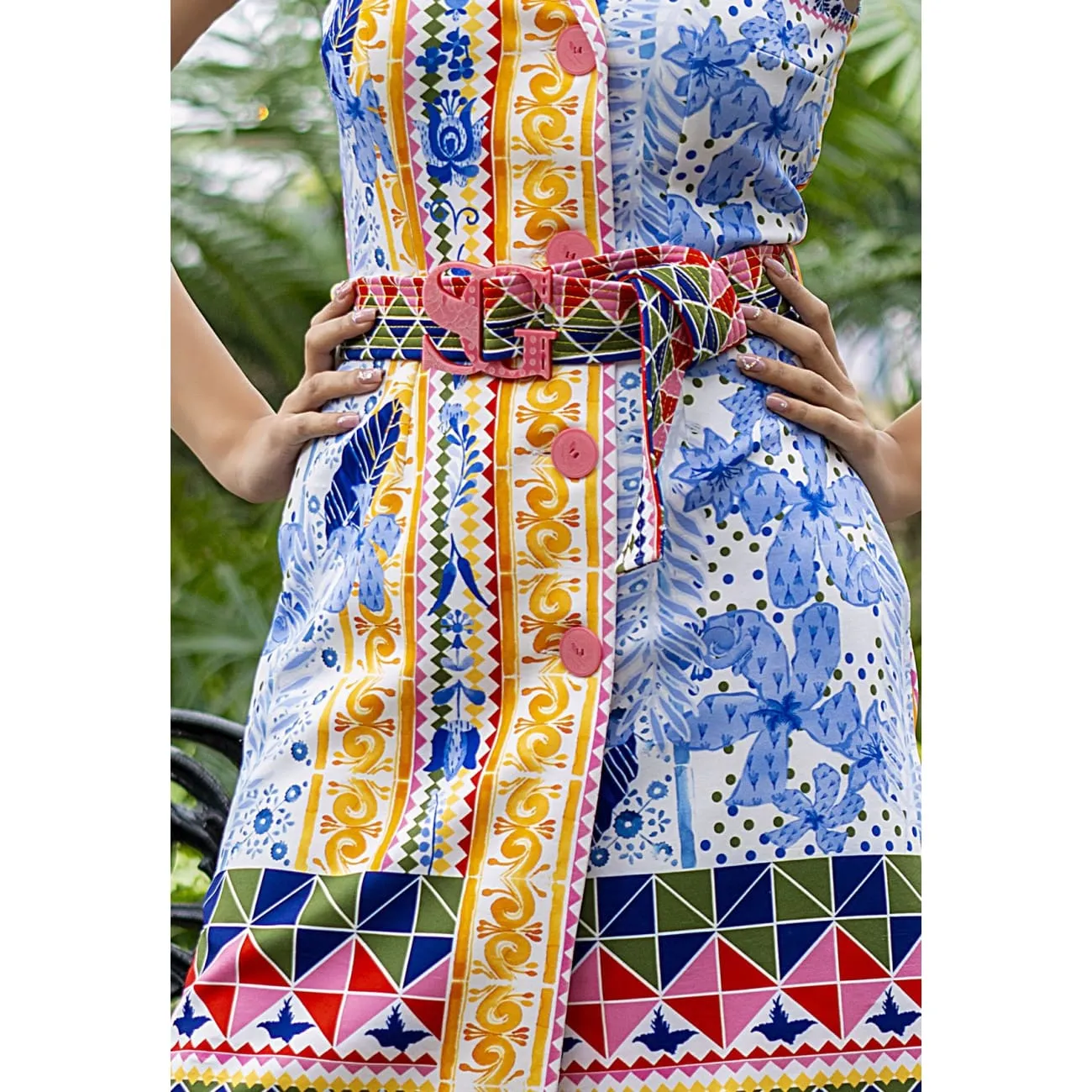 Frida Yellow Jacket Dress
