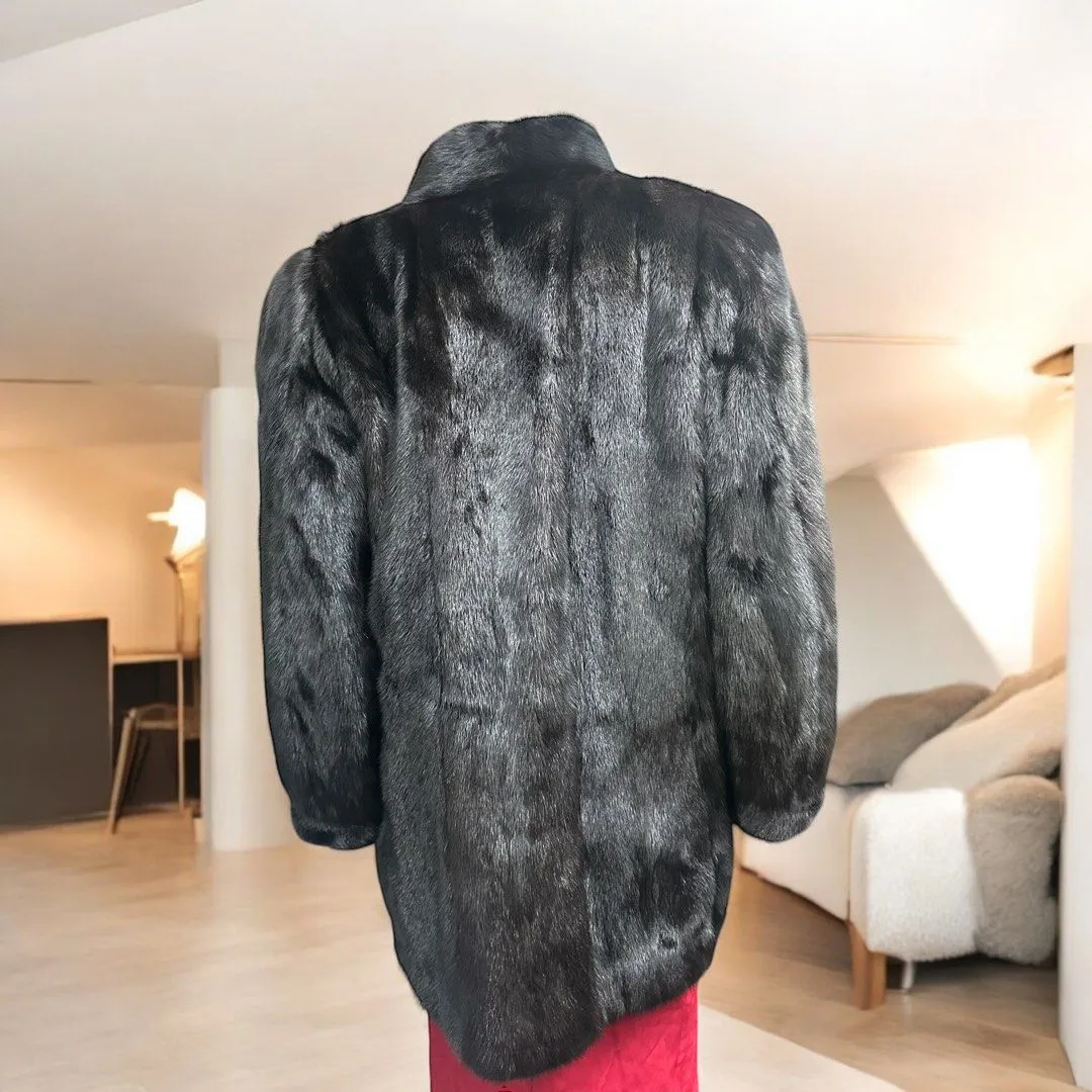 Fur Coat Black