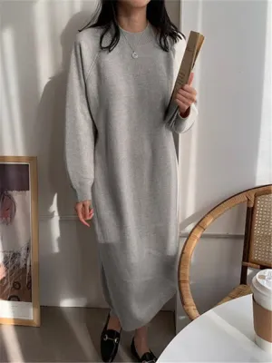 Gaudelia® | Cozy Knitted Midi Dress