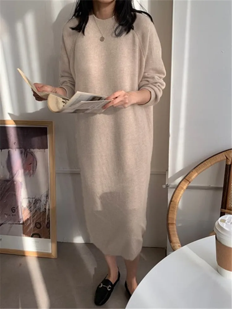 Gaudelia® | Cozy Knitted Midi Dress