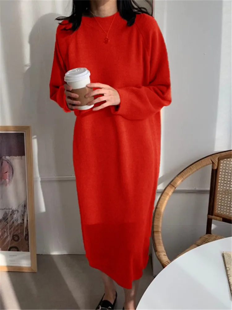 Gaudelia® | Cozy Knitted Midi Dress