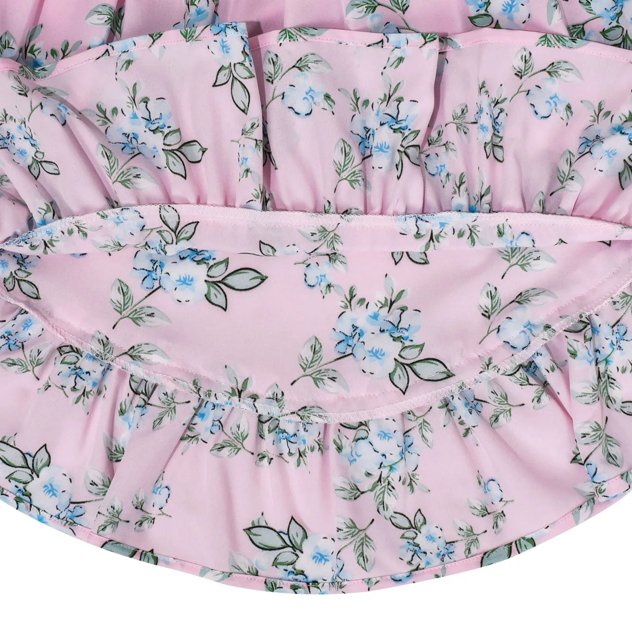 Girls Dress Hi-lo Cute Suspender Wide Spaghetti Flower Sleeveless Size 7-14 Years