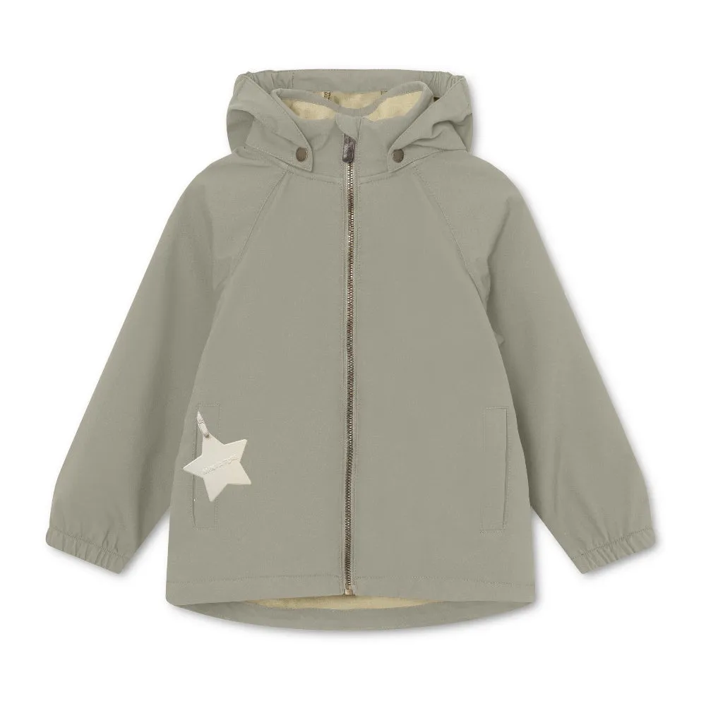 Green Print Star Jacket
