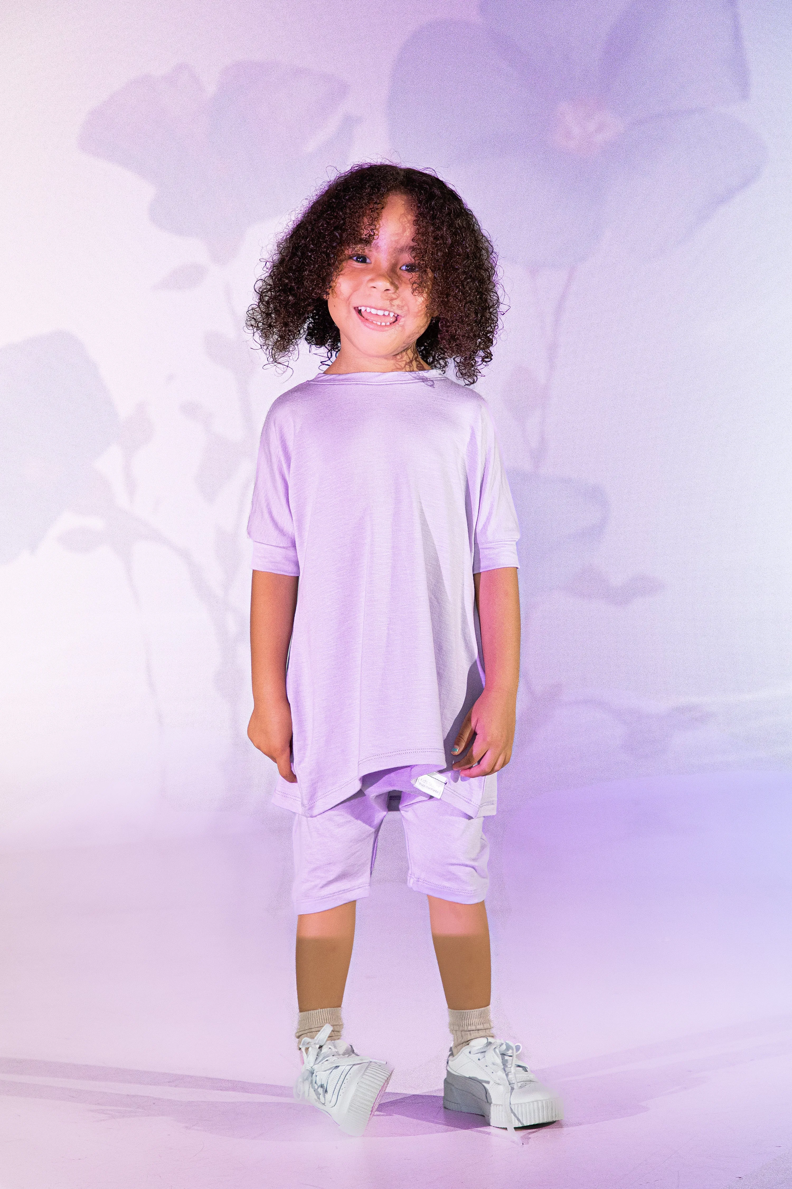 Grow With Me Shorts | Waterlily (0-6 months, 6-18 months)