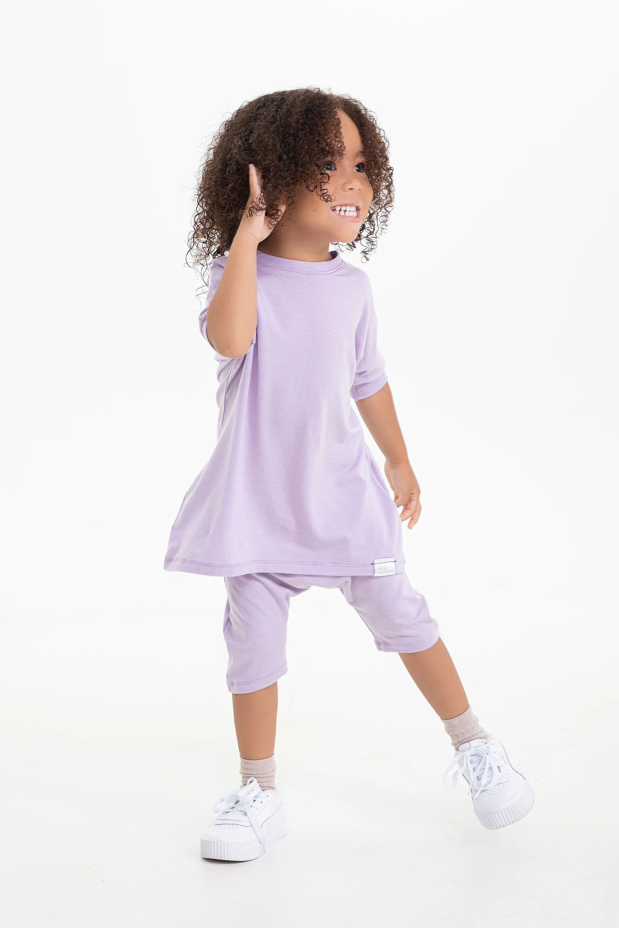 Grow With Me Shorts | Waterlily (0-6 months, 6-18 months)
