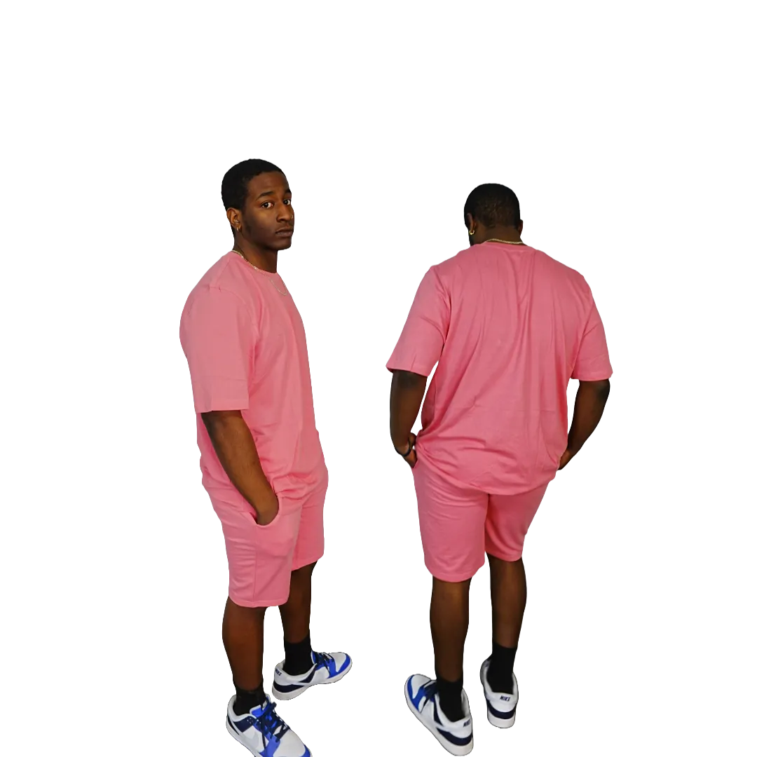 H 108908 Premium 100% Ring-Spun Cotton Unisex T-Shirt & Short SET.