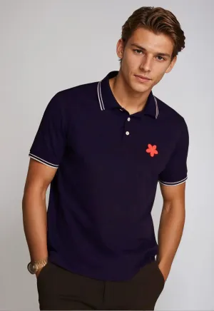 Happy Polo Shirt - Navy