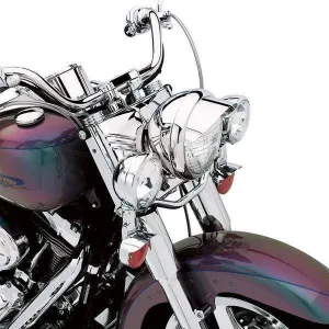 Harley-Davidson® Lamp Visors Chrome
