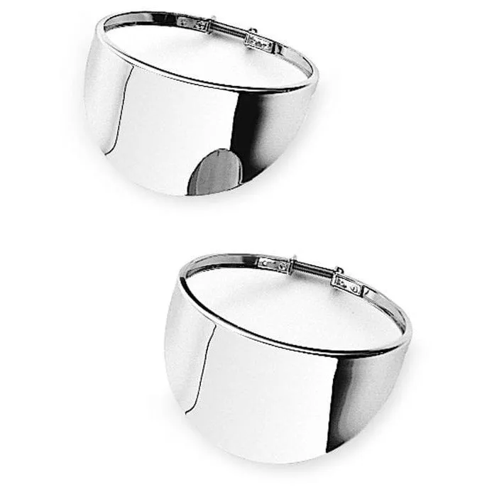 Harley-Davidson® Lamp Visors Chrome