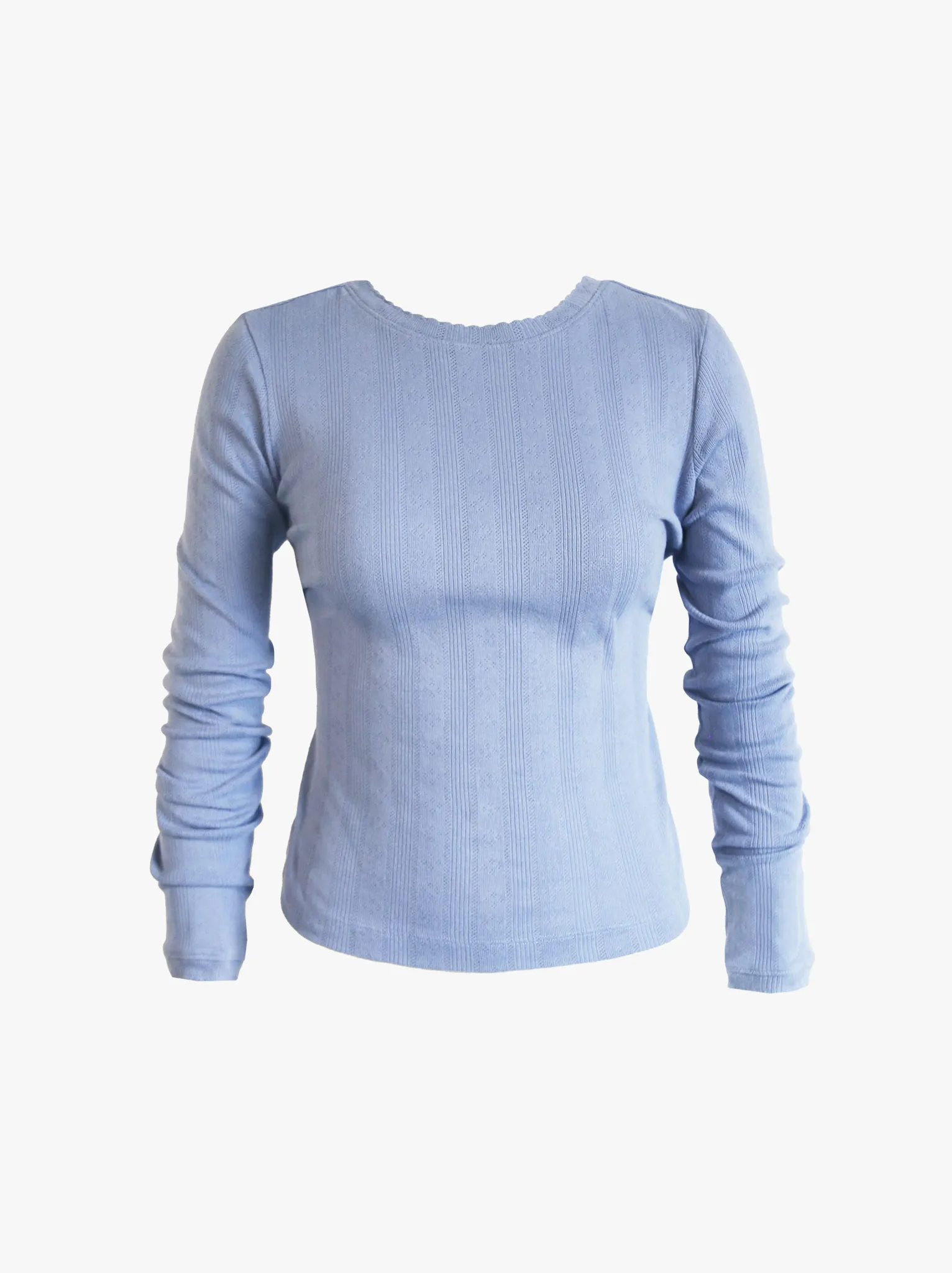 Harper Pointelle Knit Top
