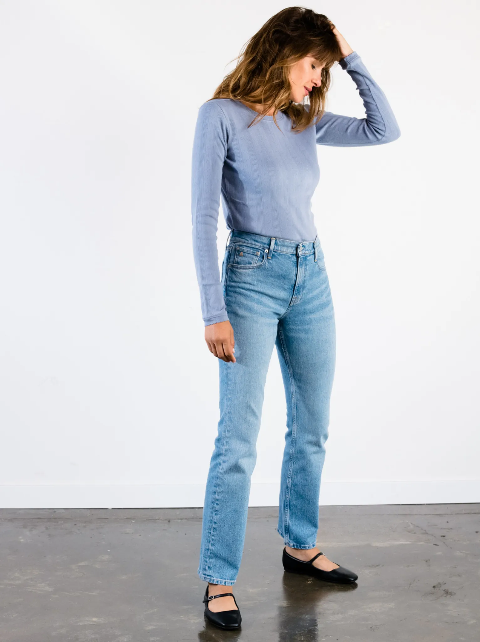 Harper Pointelle Knit Top