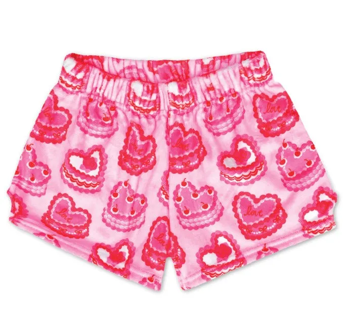Heart Cakes Plush Shorts | Iscream