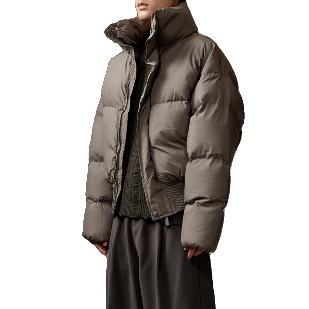 High Collar Puffer Jacket