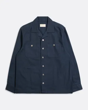 Hiro Shirt - Navy Iris