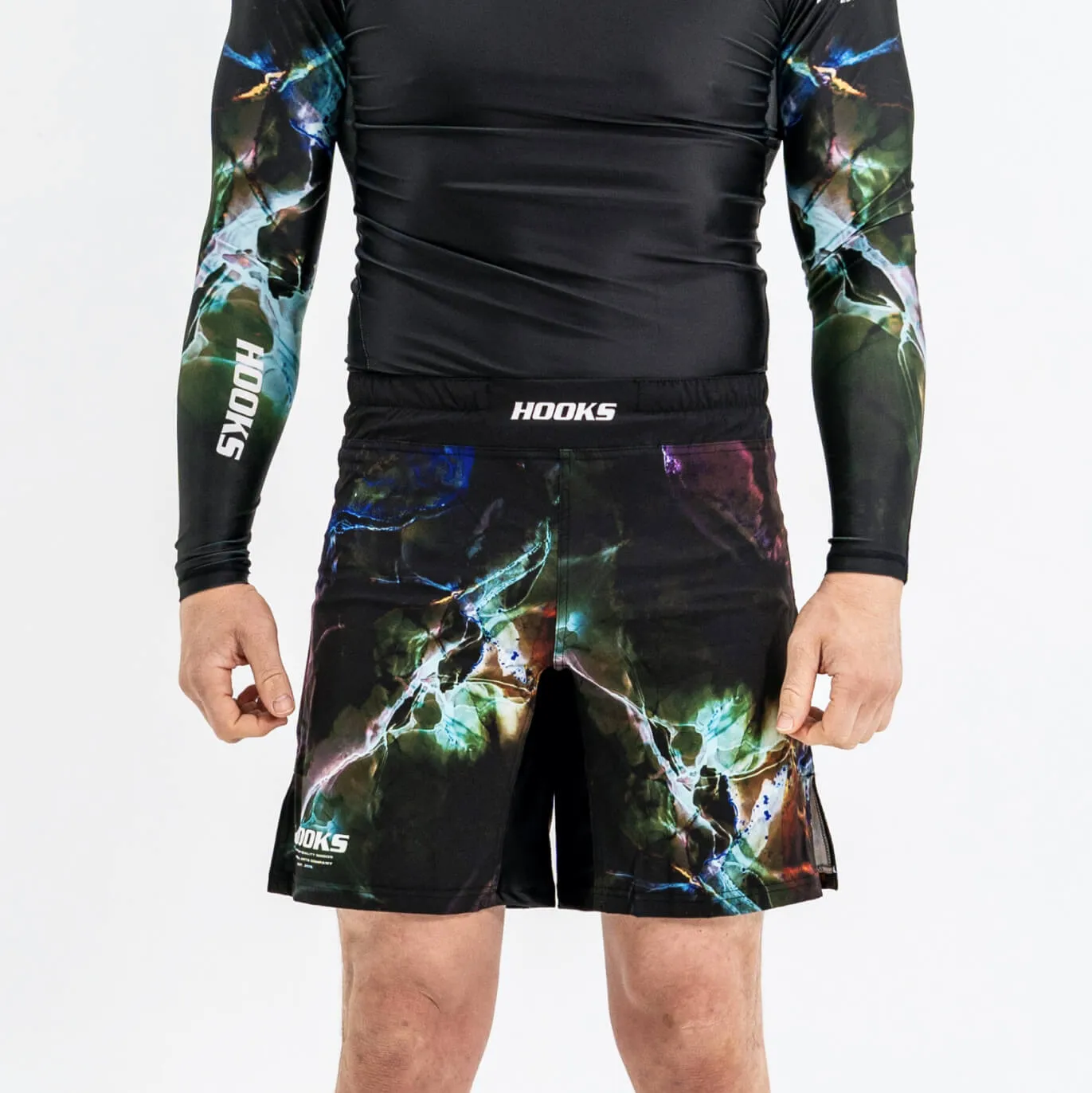 Hooks BJJ Shorts - Dark Lights Grappling Shorts