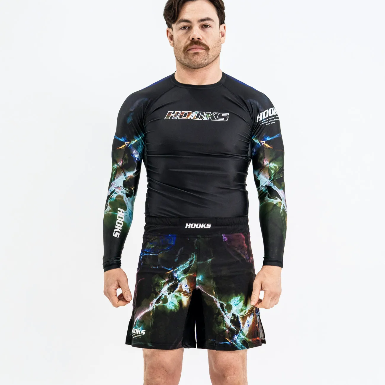 Hooks BJJ Shorts - Dark Lights Grappling Shorts