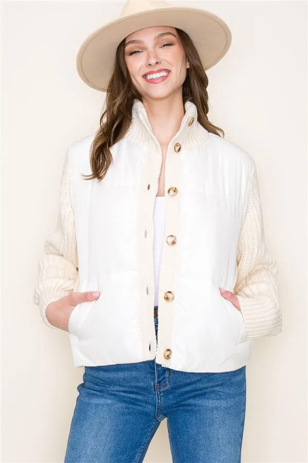 Hybrid Sweater Jacket