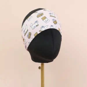 I Am. Cat in Box. Stretch Headband