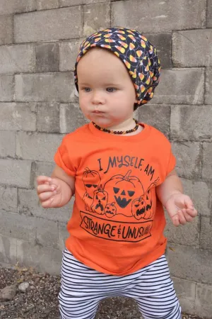 I Myself Am Strange and Unusual Pumpkin Halloween Shirt