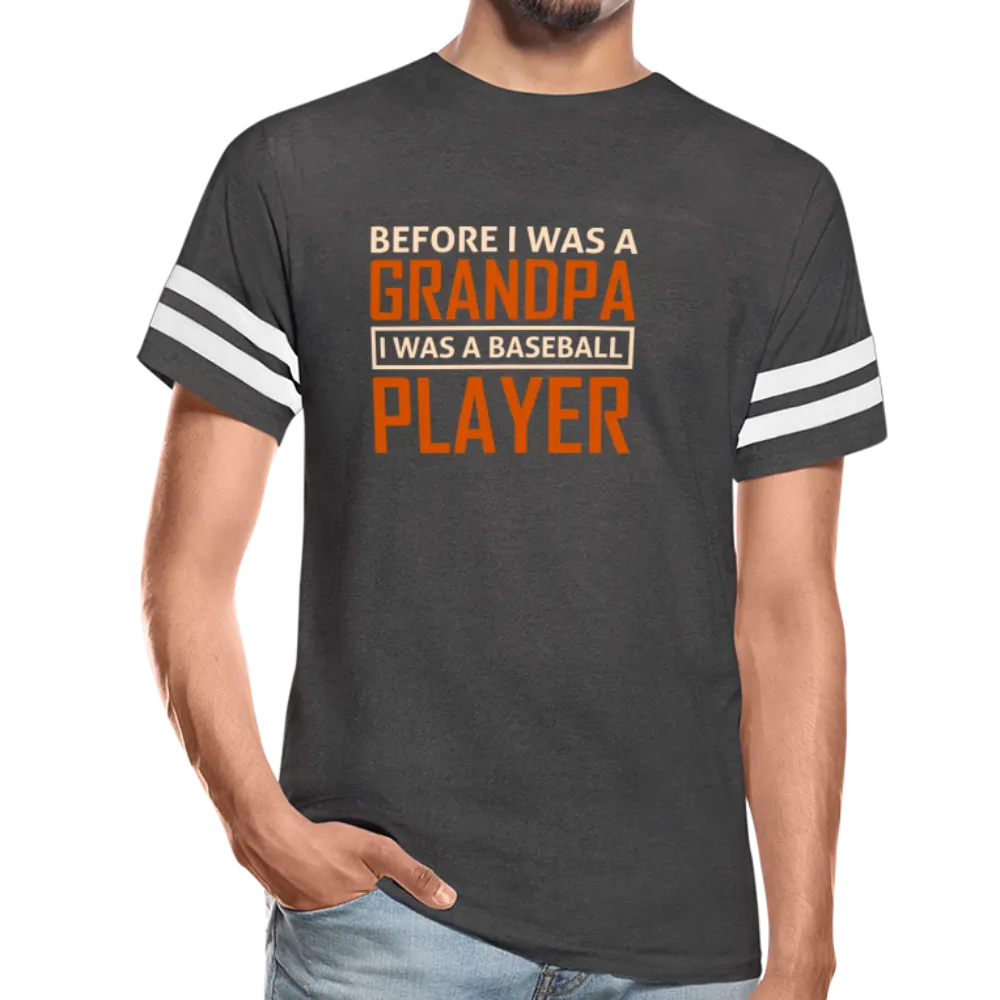 I WAS A BASEBALL PLAYER Vintage Sport T-Shirt