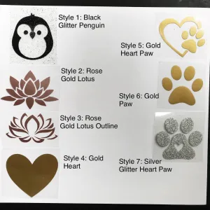 Iron-Ons: Styles 1-9