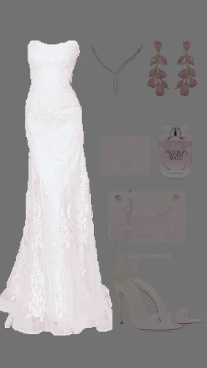JazzHer Elegant Mermaid Sweetheart Light Pink Sequin Long Prom Dresses Sequin Party Dress (PRE-ORDER)