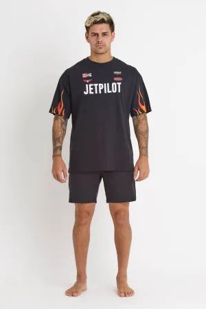 Jetpilot Vintage Flames Tee - Black