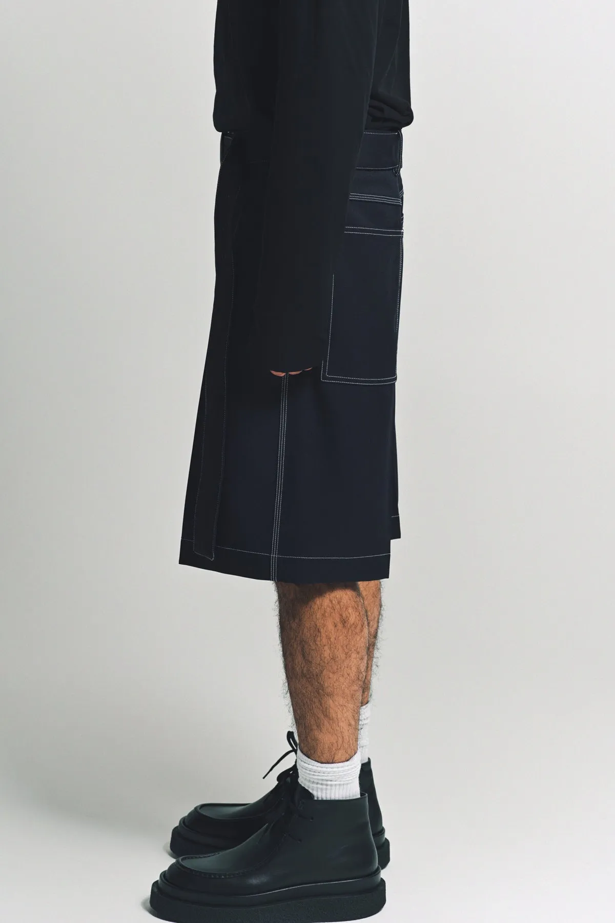 JIL SANDER | BELTED SHORTS