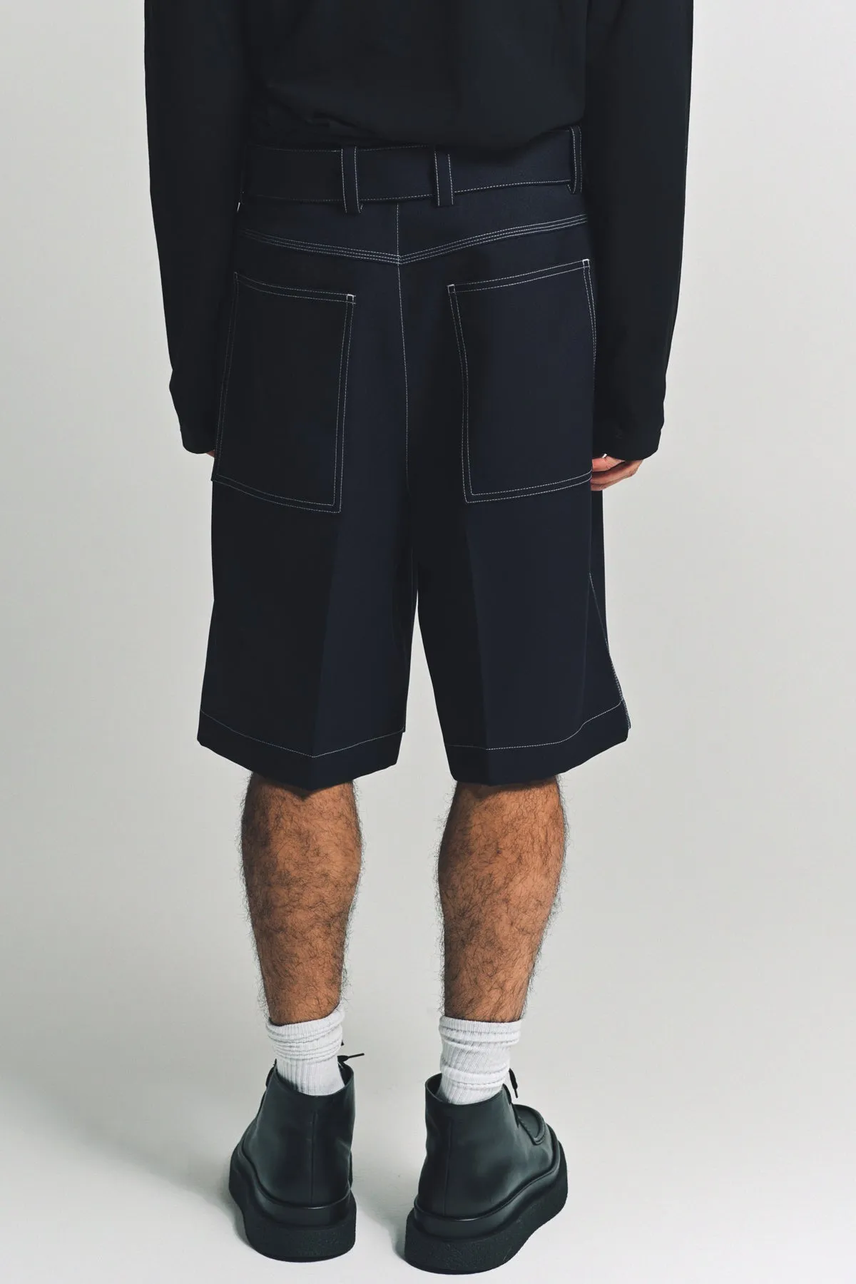 JIL SANDER | BELTED SHORTS