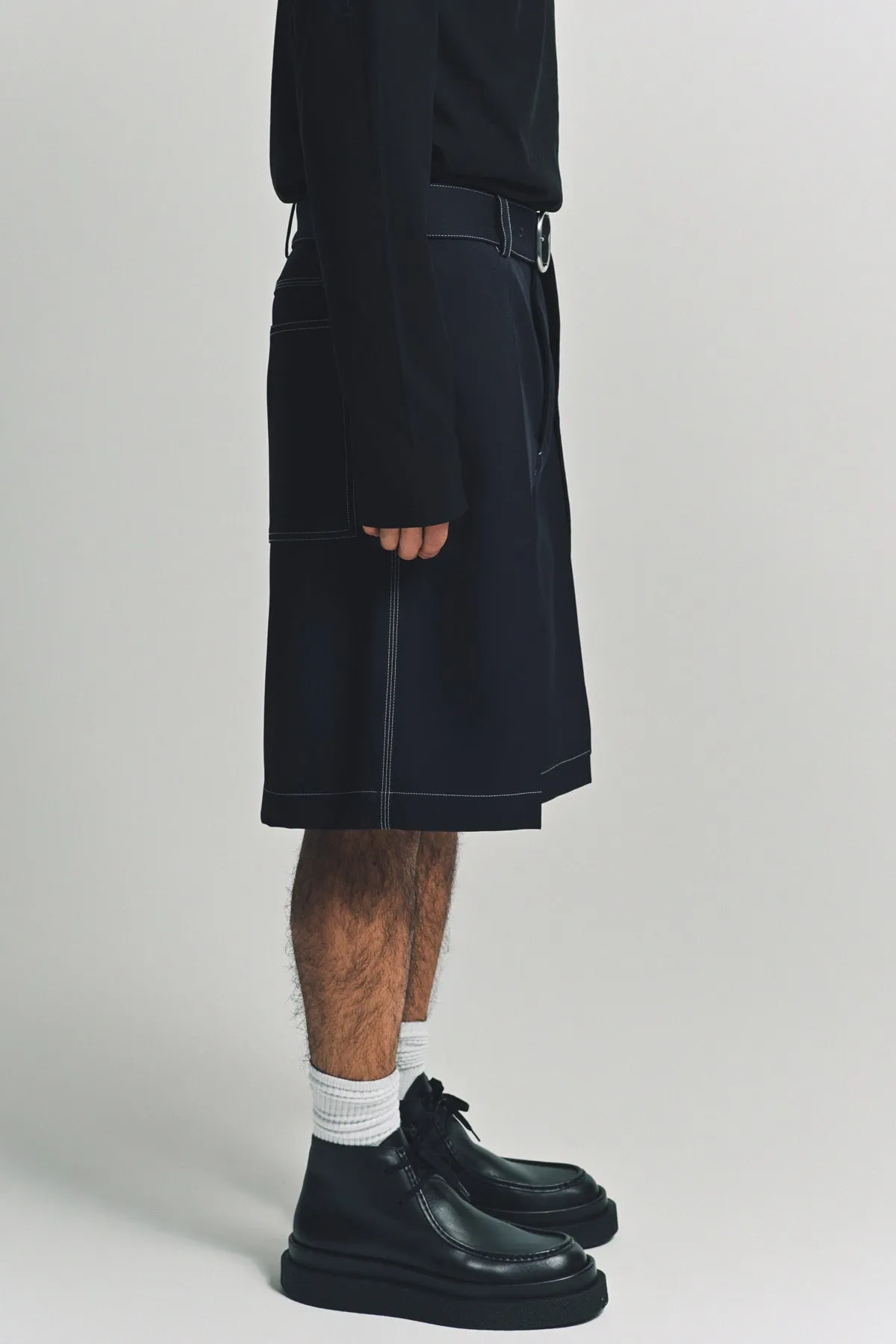 JIL SANDER | BELTED SHORTS