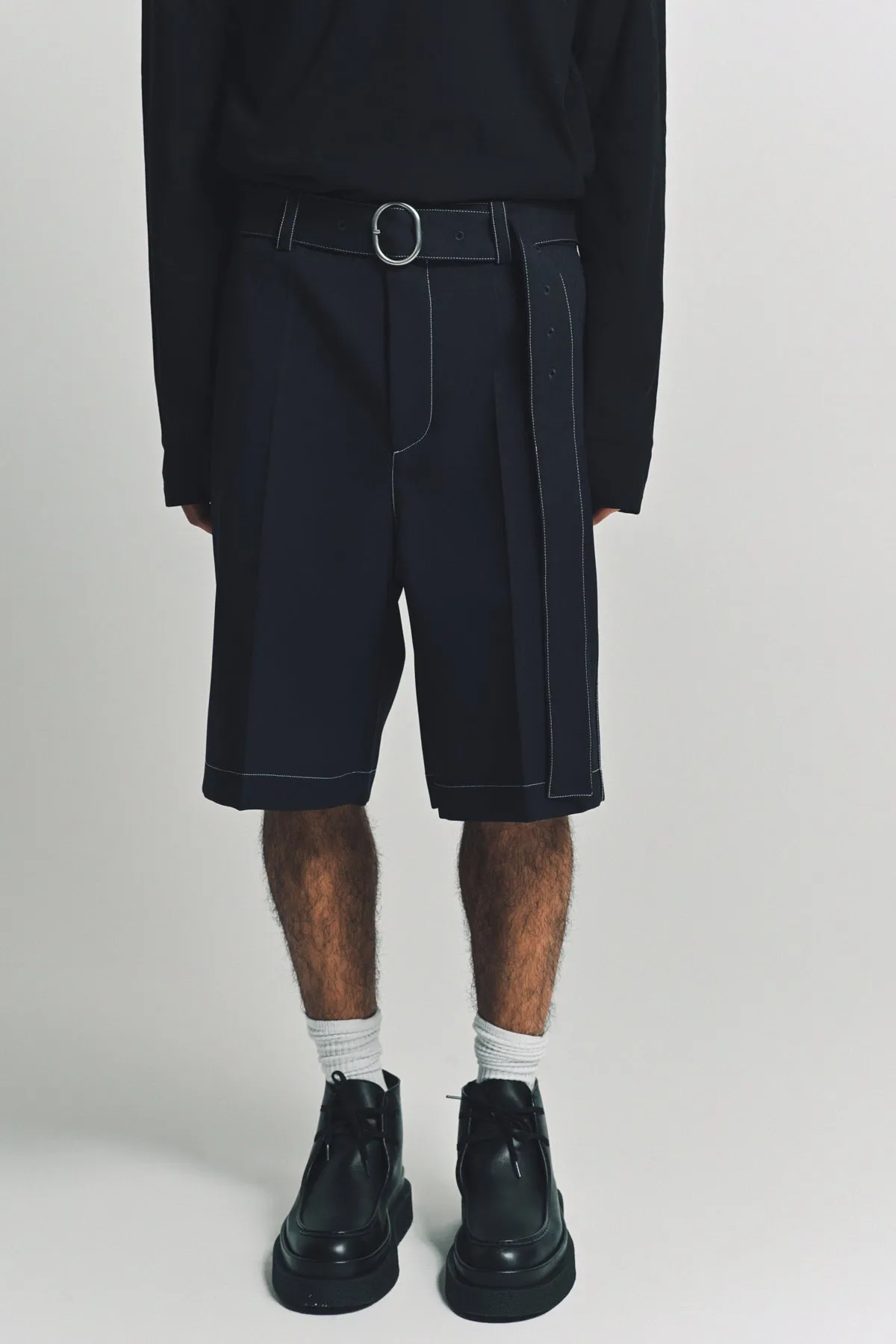JIL SANDER | BELTED SHORTS