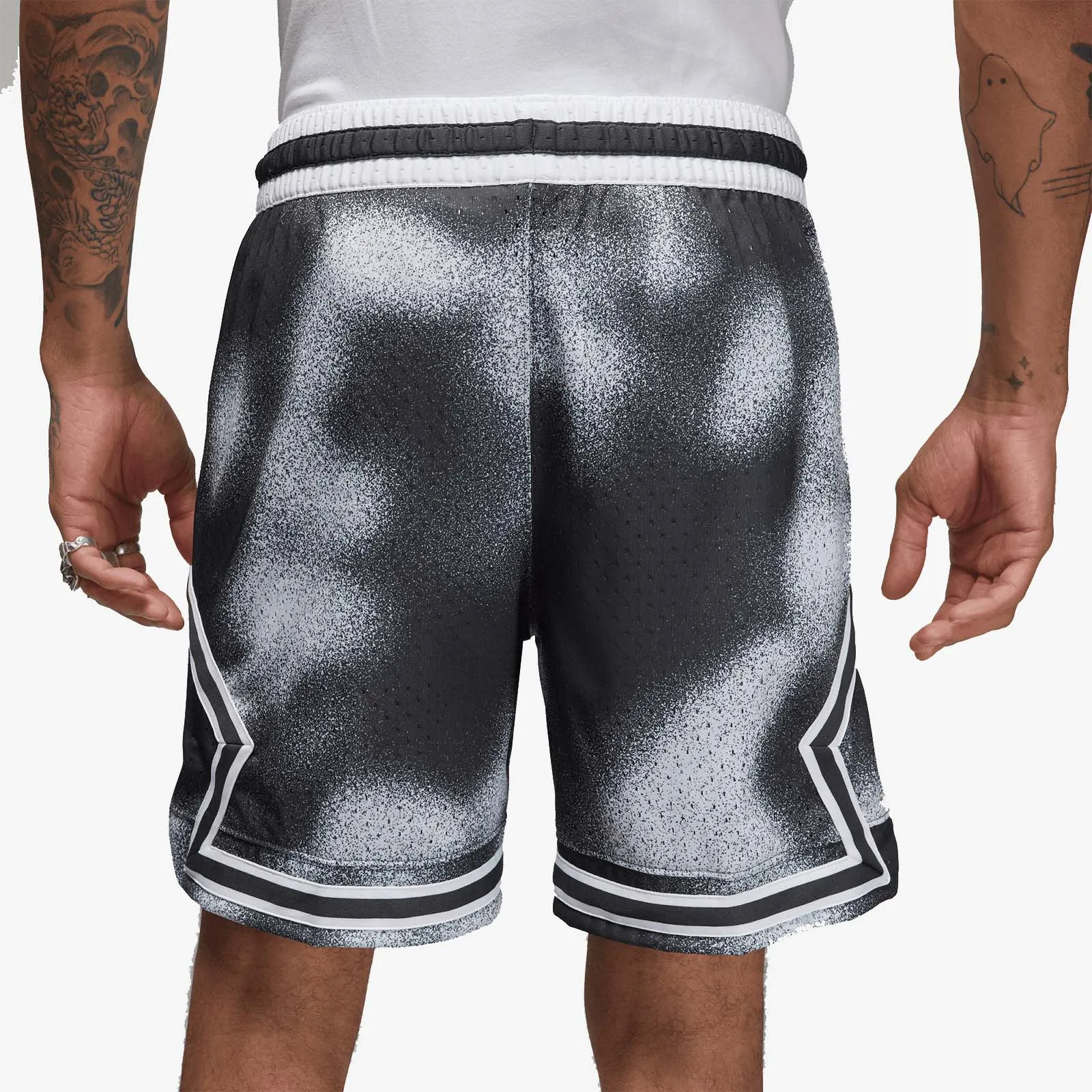 Jordan Sport Dri-FIT AOP Diamond Shorts - Smoke Grey