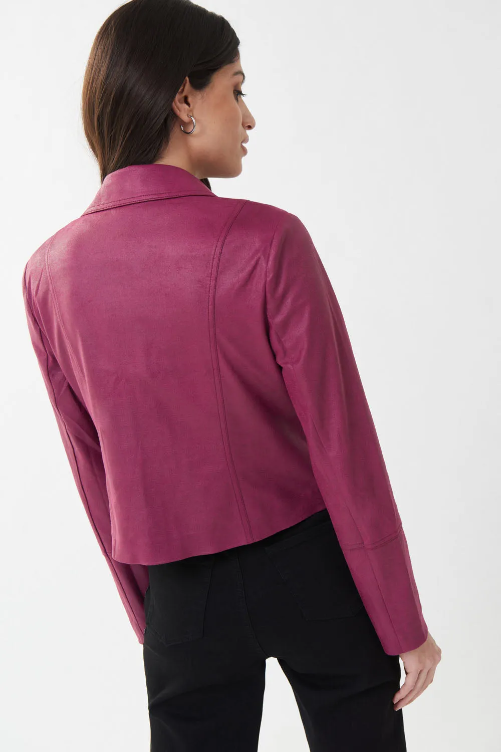 Joseph Ribkoff Vineyard Leatherette Jacket Style 223914