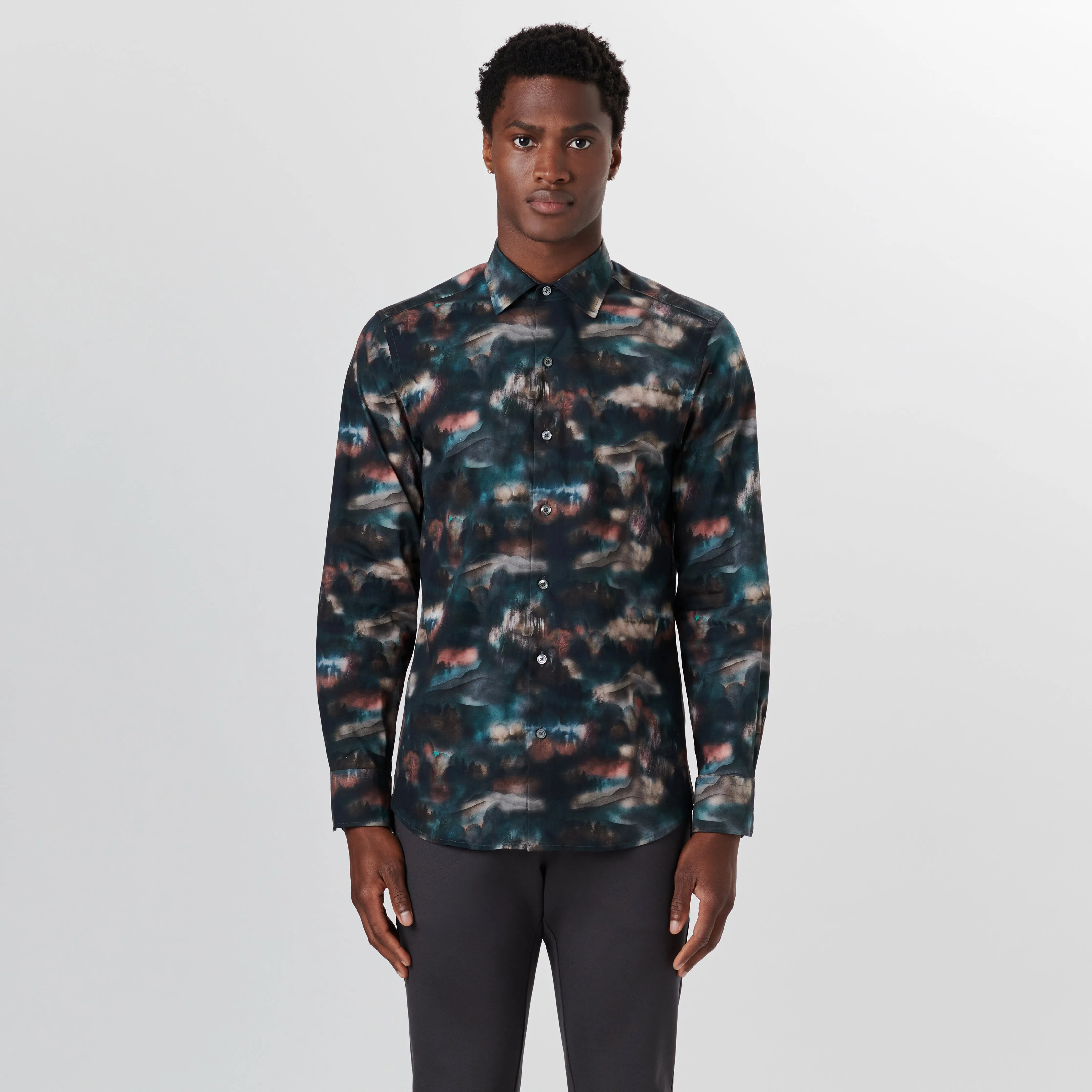 JULIAN Landscape Print Shirt