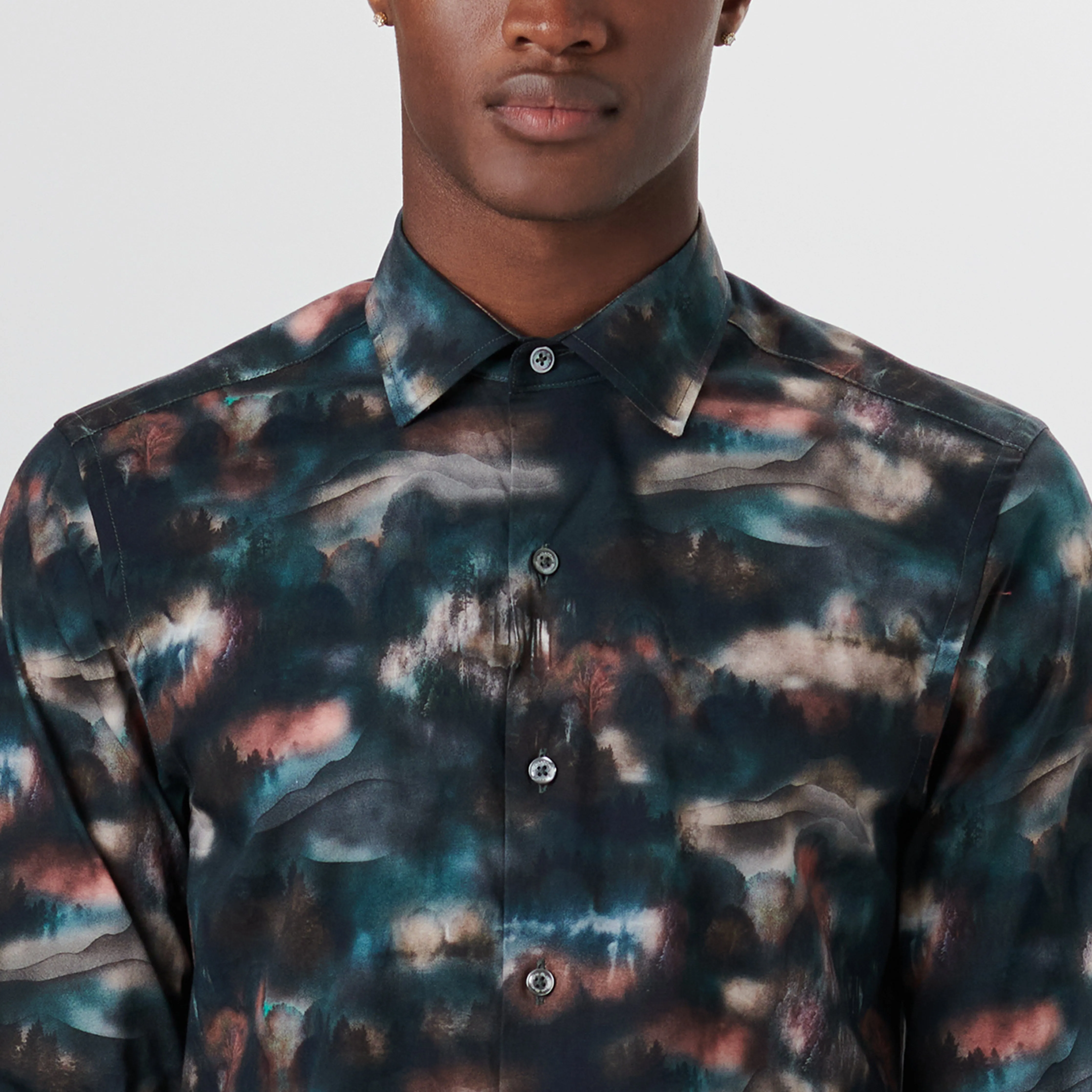 JULIAN Landscape Print Shirt