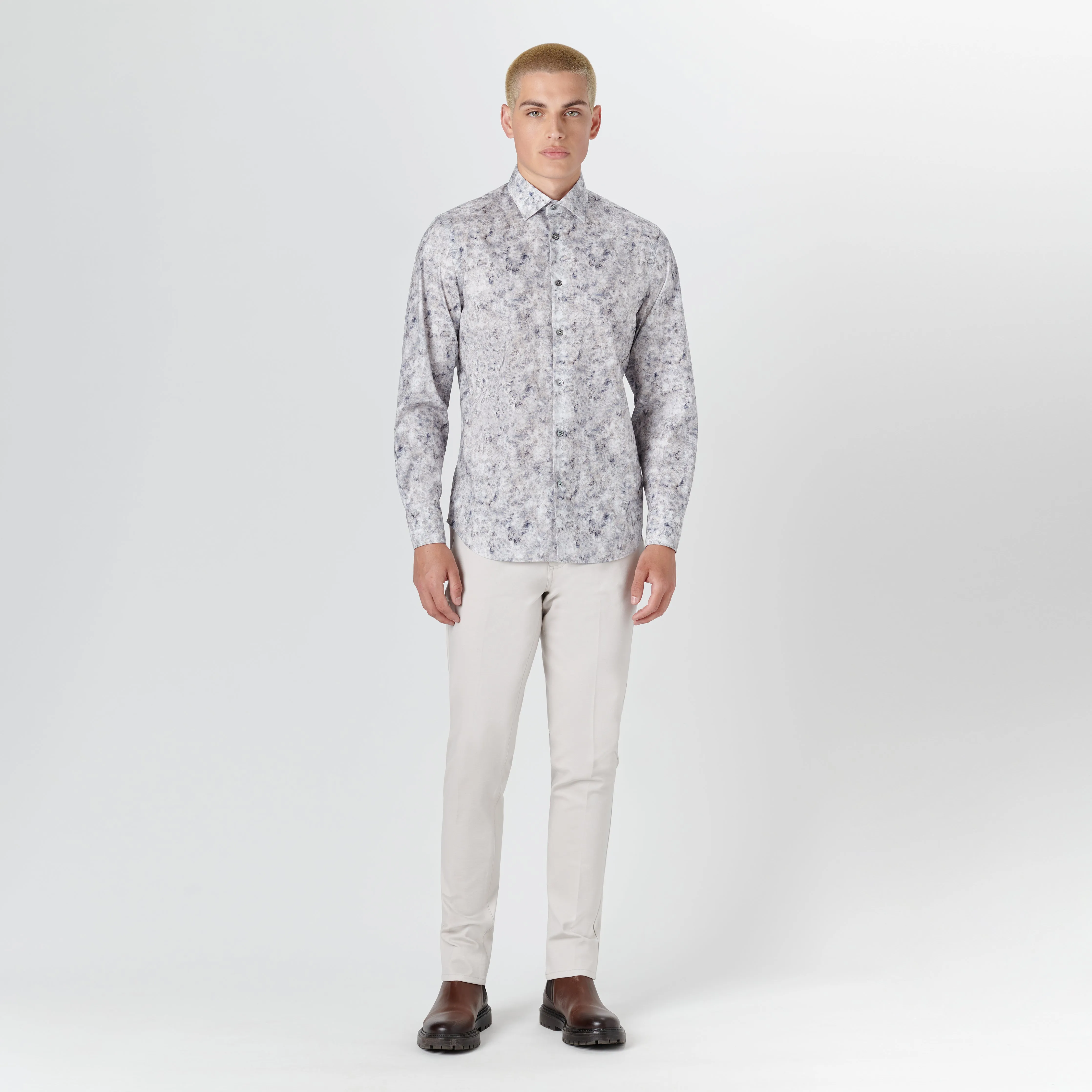 JULIAN Marble Print Shirt