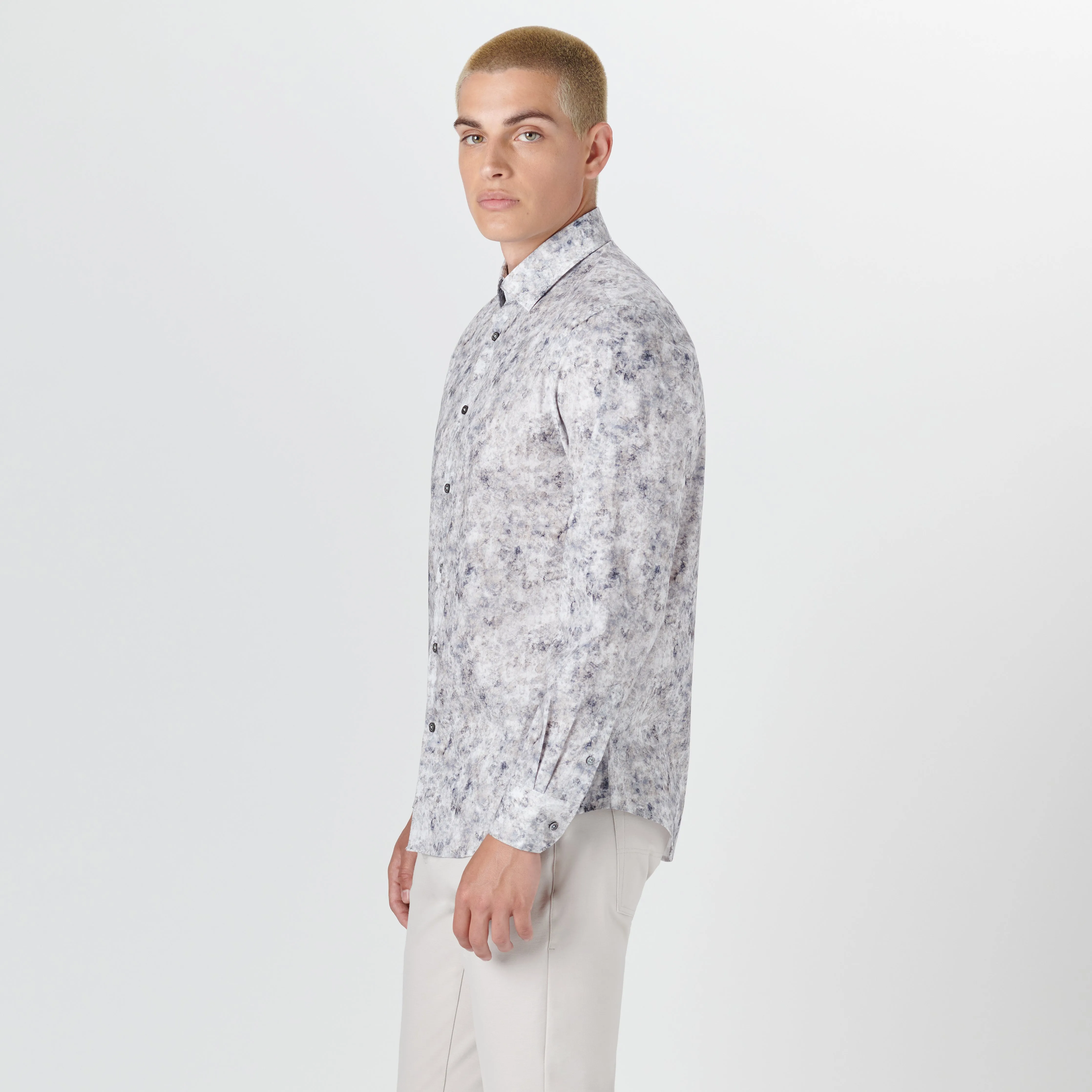 JULIAN Marble Print Shirt