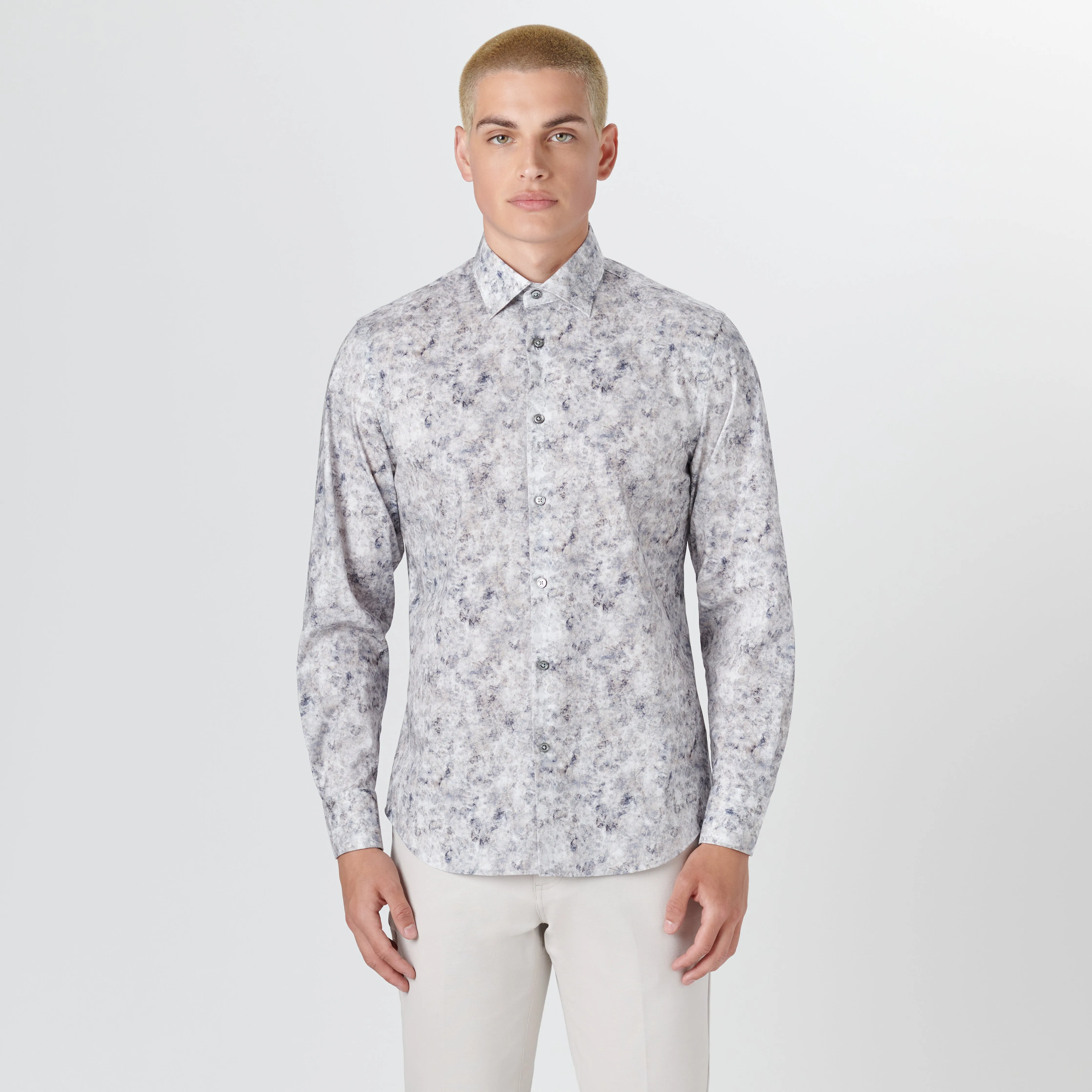 JULIAN Marble Print Shirt