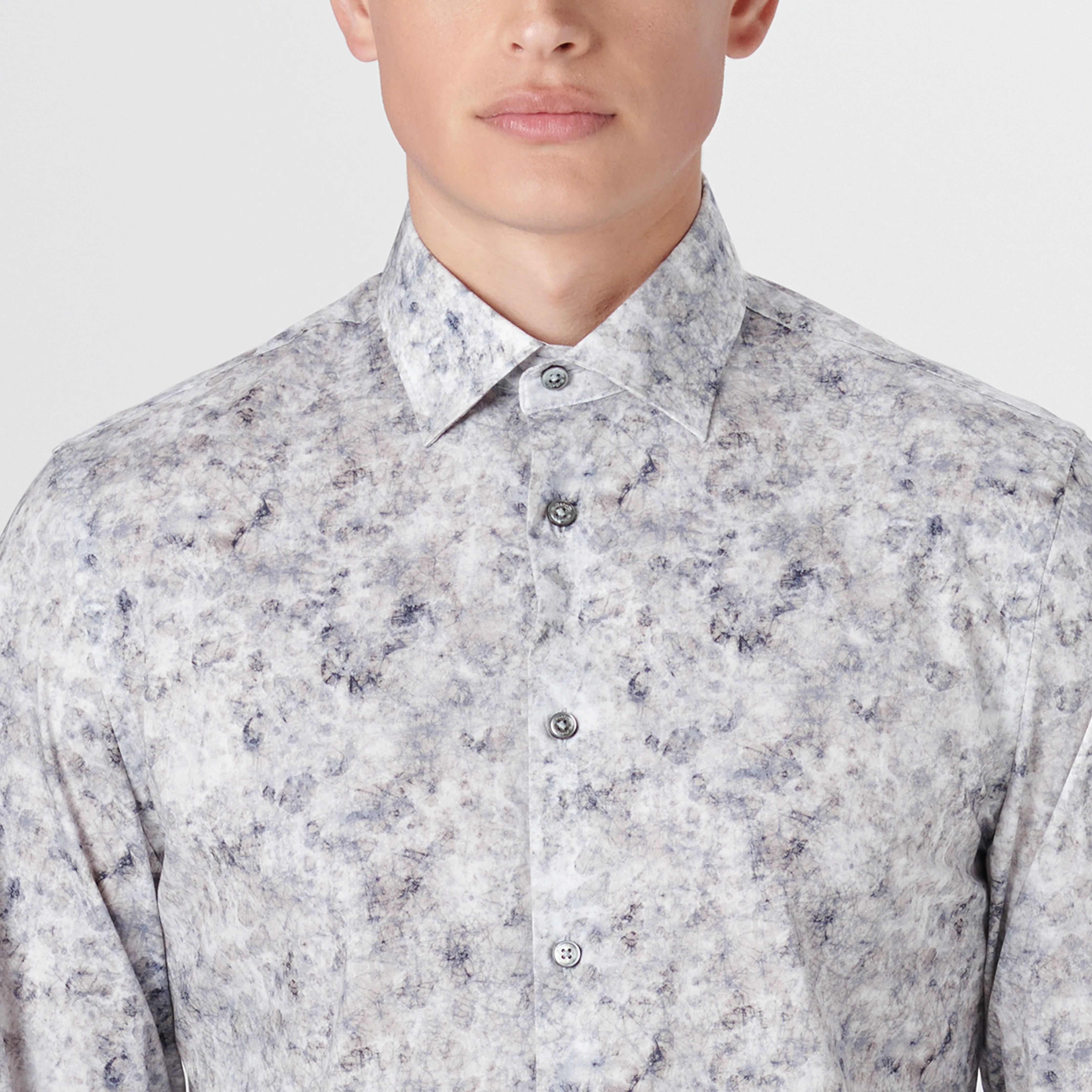 JULIAN Marble Print Shirt