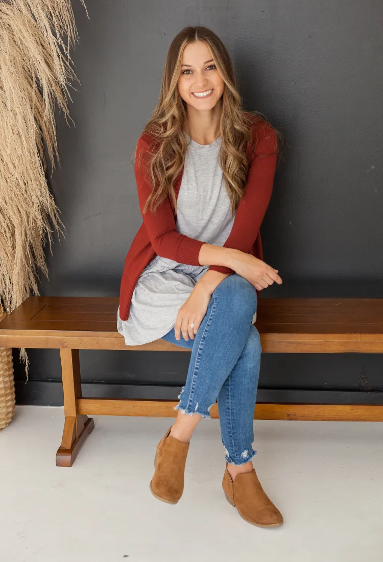 Kacie Ruffle Bottom Top 15 colors-Final Sale