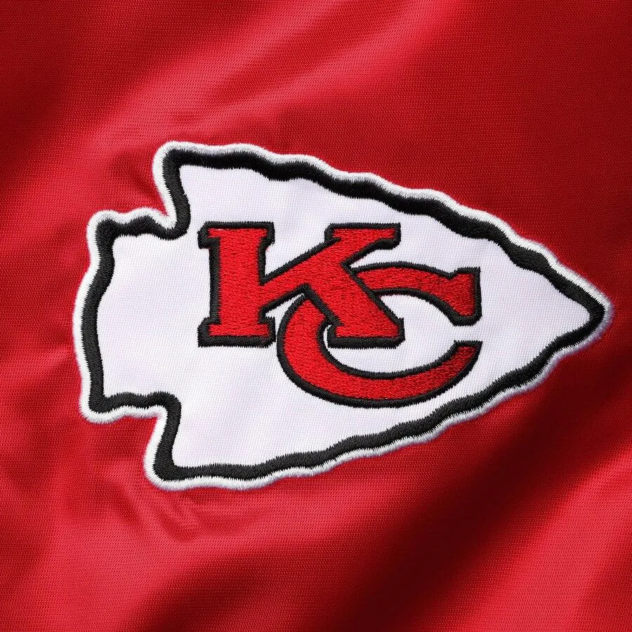 Kansas City Chiefs Starter Enforcer Satin Varsity Jacket