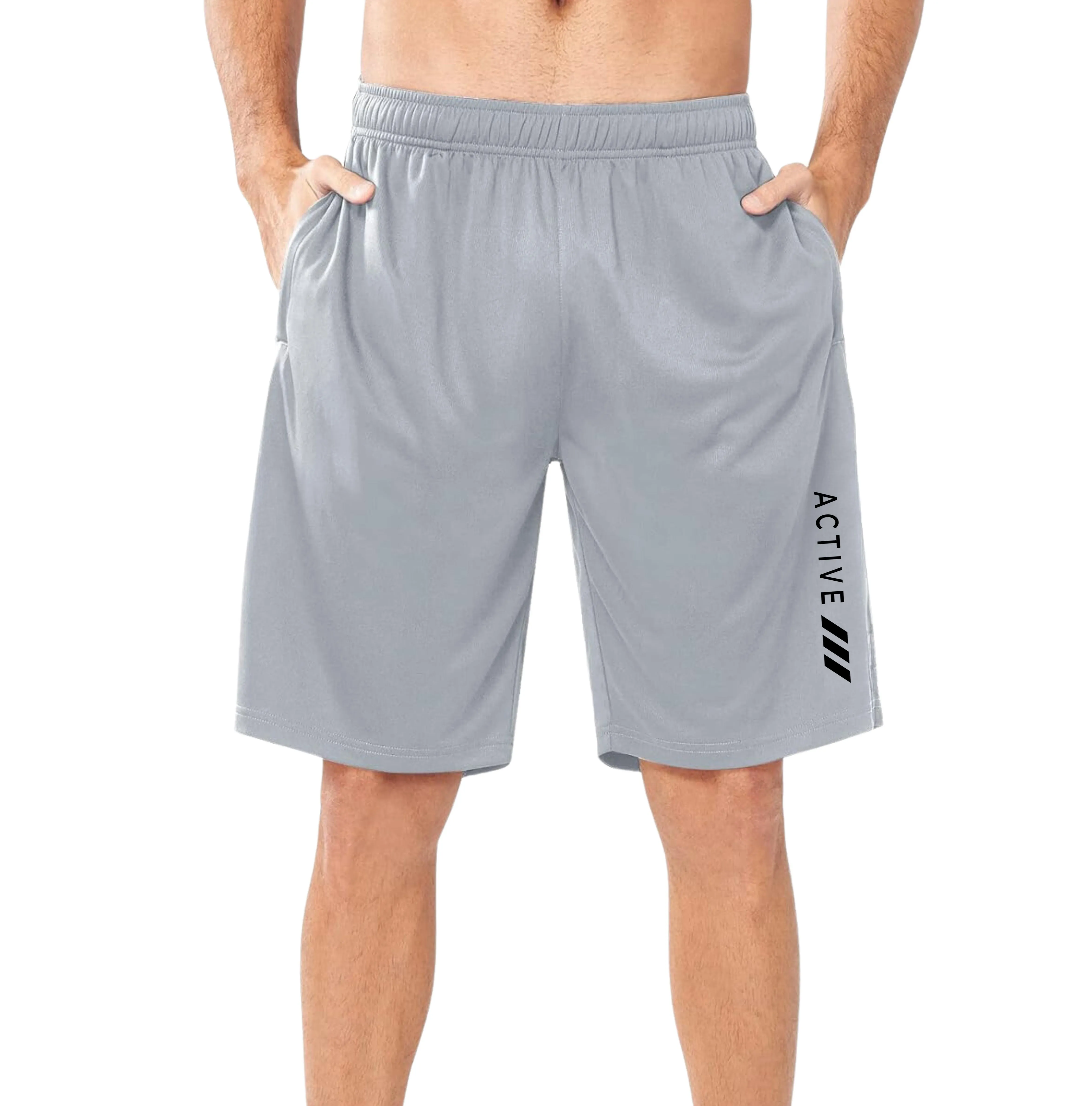 Kart Black Men's Active Wear Lycra Polyester Shorts | Active