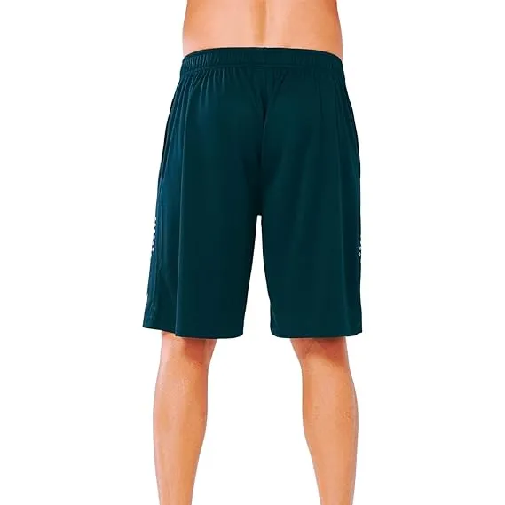 Kart Black Men's Active Wear Lycra Polyester Shorts | Active