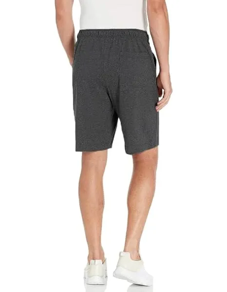 Kart Black Men's Knee Length Loopknitt Fabirc Cotton Shorts (Pack Of 2) | GRY_ADNRA-DBL