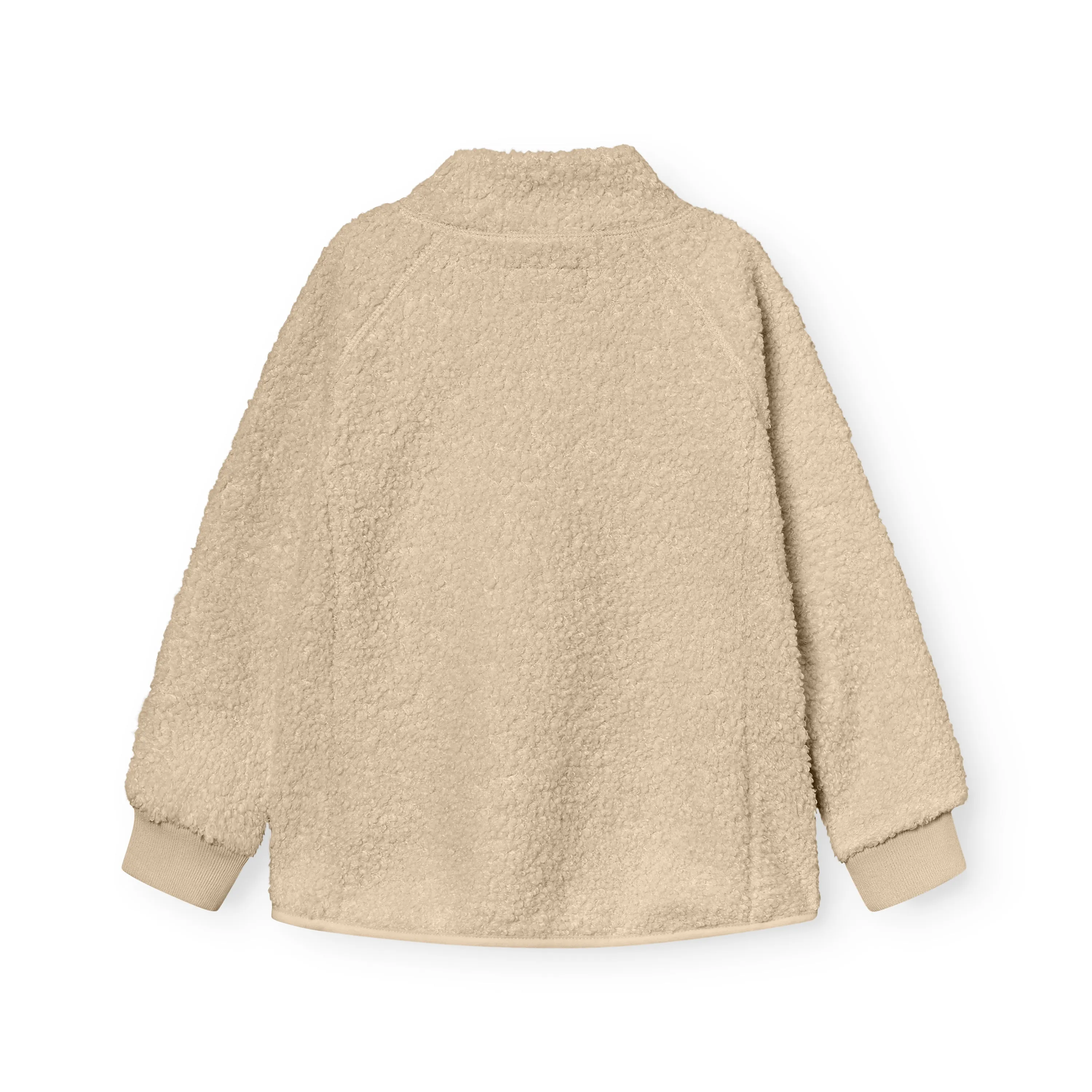 Khaki Embroidery Logo Zip Jacket