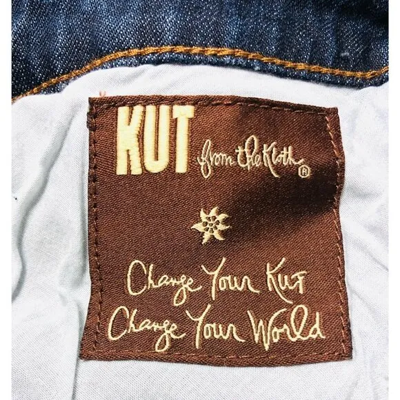 Kut From The Kloth Womens High Rise Boyfriend Jean Shorts Plus Sz 24W NWT