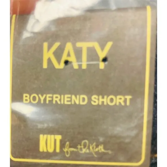 Kut From The Kloth Womens High Rise Boyfriend Jean Shorts Plus Sz 24W NWT