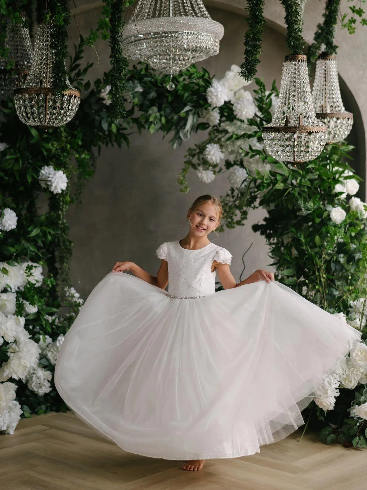Lace Tulle Dress ES05