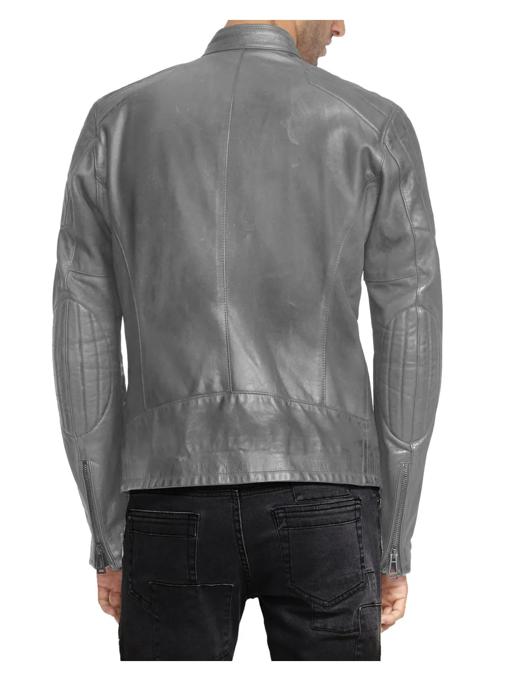Lambskin Biker Edge Leather Jacket