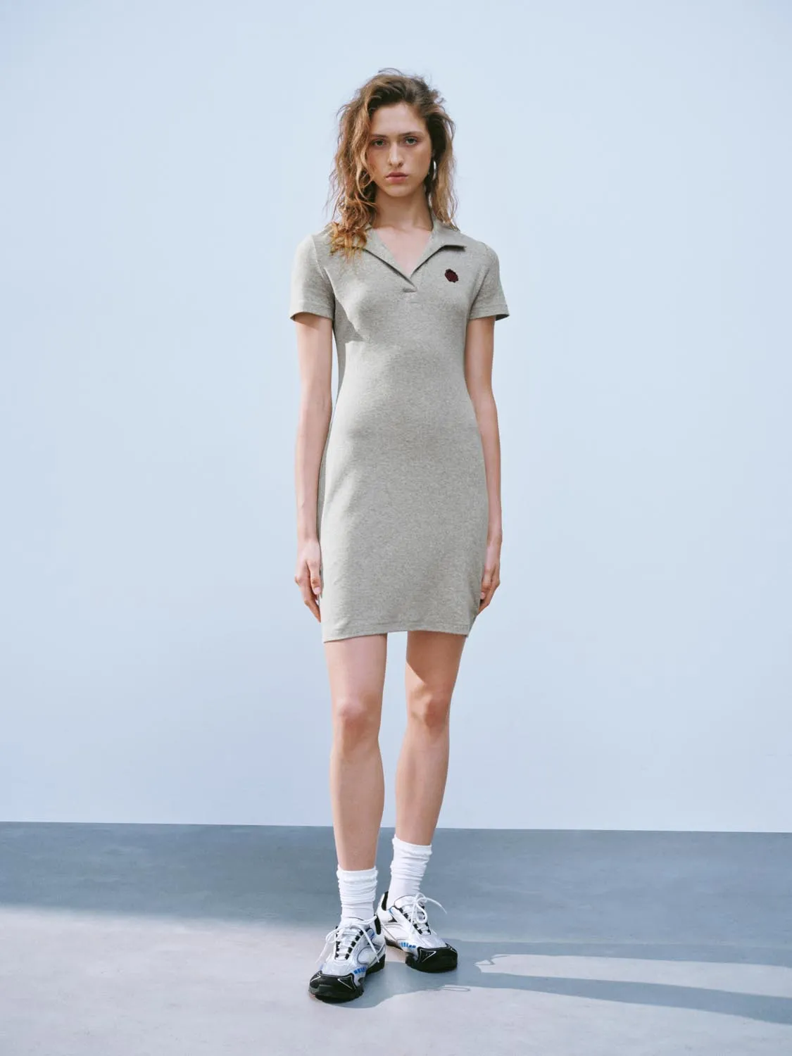 Lapel Skinny-Fit Dresses